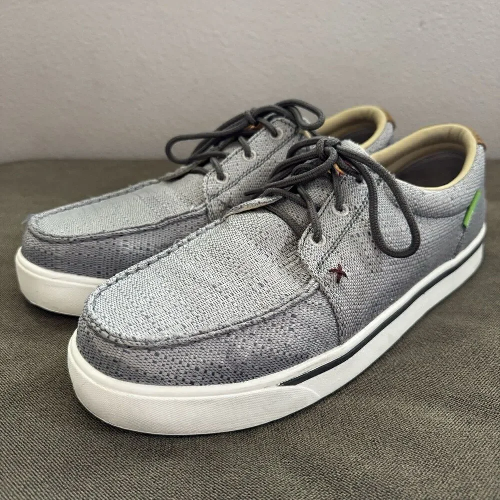 Twisted X Men's Kicks Work Shoes - Nano Composite Toe Light Grey 9W Mcan003